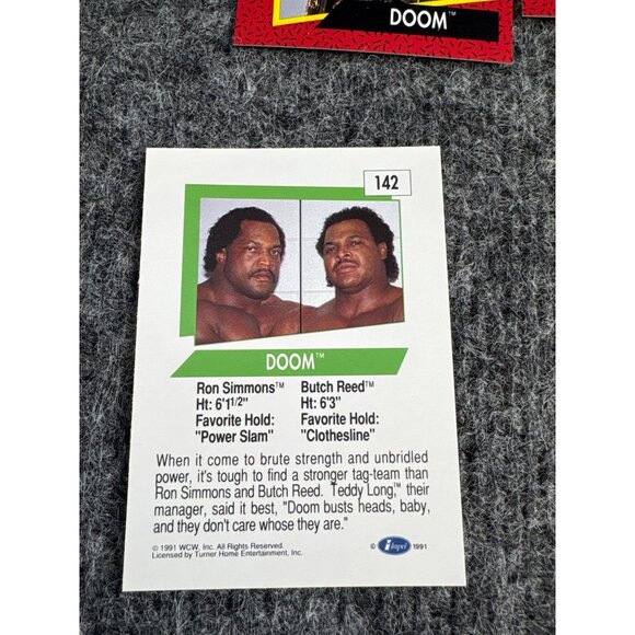 WCW Doom Wrestling Trading Cards Set - 1991 - Picture 3 of 5